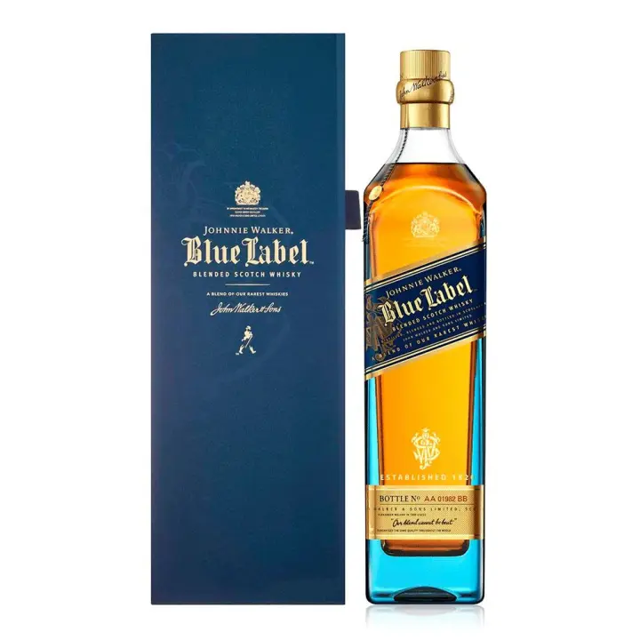 Whisky Johnnie Walker Blue Label - Botella 70 CL - Escocés Blended - 40% - 1