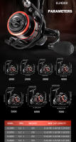 Carrete De Pesca HJ Spinning Todo Metal Anticorrosivo Para Agua Salada Carrete De Pesca Pre-Cargado Tipo De Rueda De Pesca - details 7