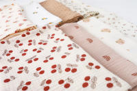 Manta De Algodón Gauze Para Bebé 85x65 Toalla De Baño Y Cubierta De Eedón Impresión De Dibujos Animados Para Recién Nacidos Unisex - details 4
