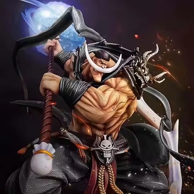 Figura De Acción Iluminable De 29cm De Edward Newgate Barba Blanca De Anime One Piece Cuatro Emperadores Tiens Juguete Coleccionable Regalo De Cumpleaños Para Adultos - 1