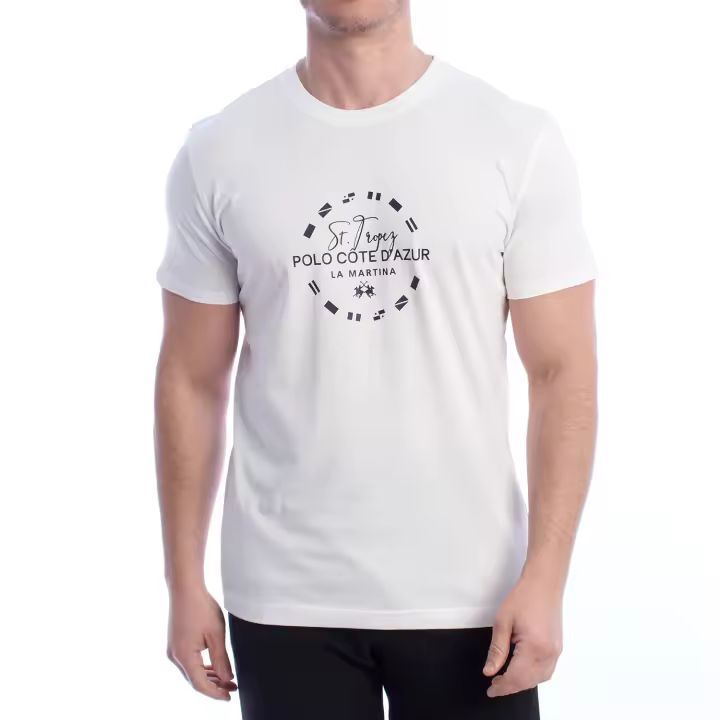 La Martina-Camiseta Manga Corta Regular Fit YMR321-JS206 para Hombre - 1
