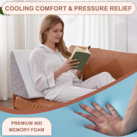 Almohada De Posicionamiento Para Dormir Con Ángulo Inclinado Soporte Para Piernas Y Rodillas Almohada De Memoria Para Adultos - details 5