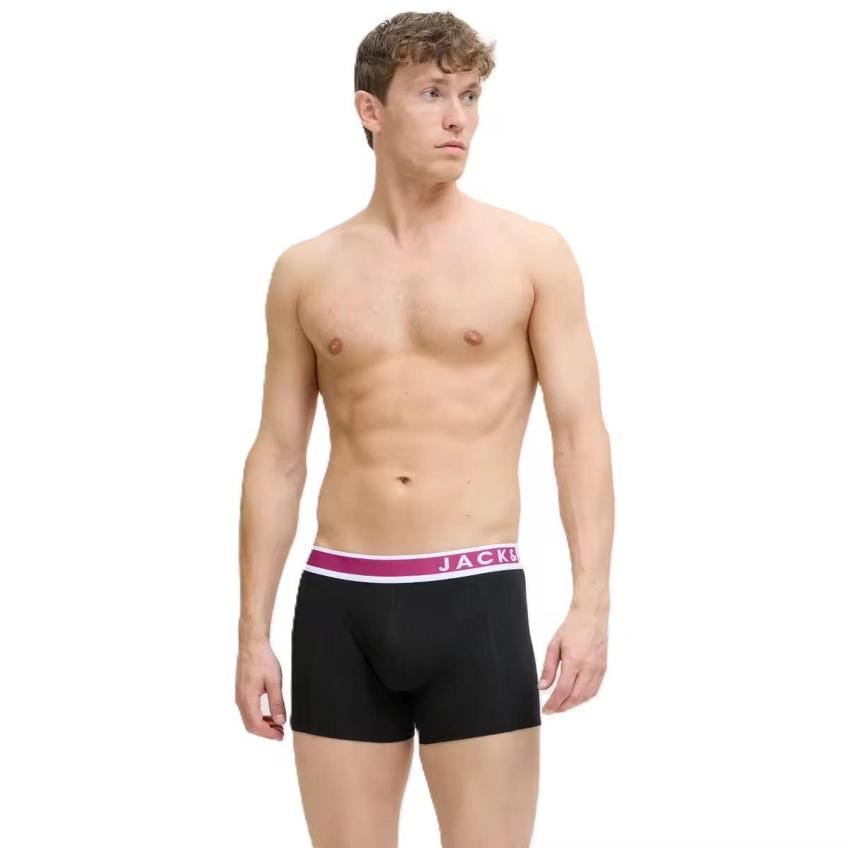 Pack 3 Bóxers Jack & Jones 12281991 Easton negro (black) - details 3