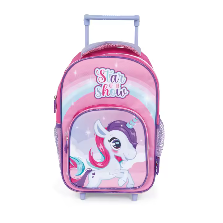 ARDITEX ZK16462 Trolley de 24x36x12cm con base plegable de ZASKA-Unicornio - 1