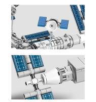Bloques De Construcción Tiangong Estación Espacial Manned Modelo De Artesanía Para Niños Regalo De Cumpleaños Decoración De Espacio 1069 Piezas - details 11
