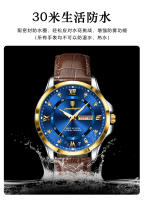Reloj de pulsera de cuero de marca para hombre, reloj de lujo para estudiante, resistente al agua. - details 10