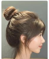 Bola De Enredado De Fibra Sintética Anillo De Pelo Natural Volumen Bajo Donut De Pelo Synthético Para Pelucas Tipo De Material: Fibra Resistente Al Calor - details 3