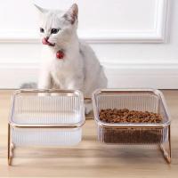 Tazas De Alimentación Para Mascotas Antideslizantes Con Diseño Inclinado Alivianan La Presión En El Cuello Para Perros Y Gatos - details 8
