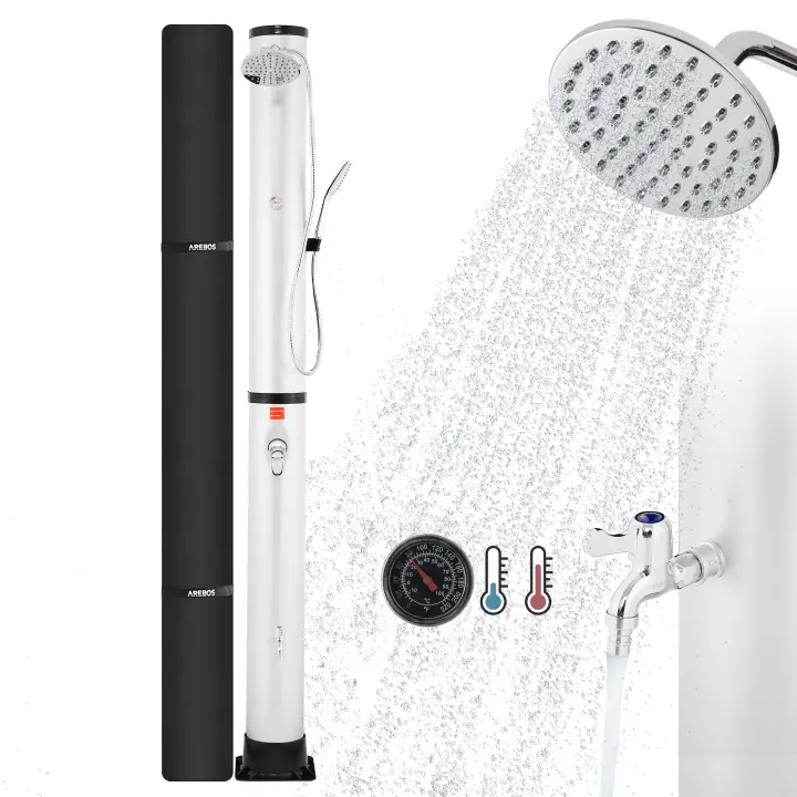 AREBOS 40L Ducha de Solar Ducha de Piscina Ducha JardÃ­n Camping Ducha Exterior - 1
