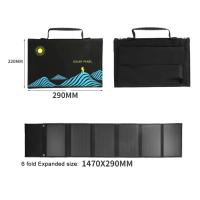 Cargador Solar Portátil Con USB Y Salida DC Placa Solar Plegable De 10-100W Energía Exterior Para Móvil Generador De Energía - details 1
