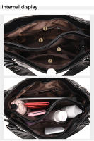 Bolso de cuero with ASA Superior para Mujer - Bolso Femenino de Diseño de lujo, Calidad 30*33*11cm - details 17