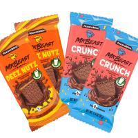 Mr Beast Feastables Deez Nutz y Crunch 35g cada tableta de chocolate - Pack 4 - details 0