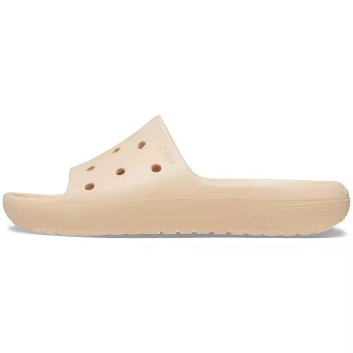 Calzado Crocs modelo Classic Slide V2 en color Beig - 1