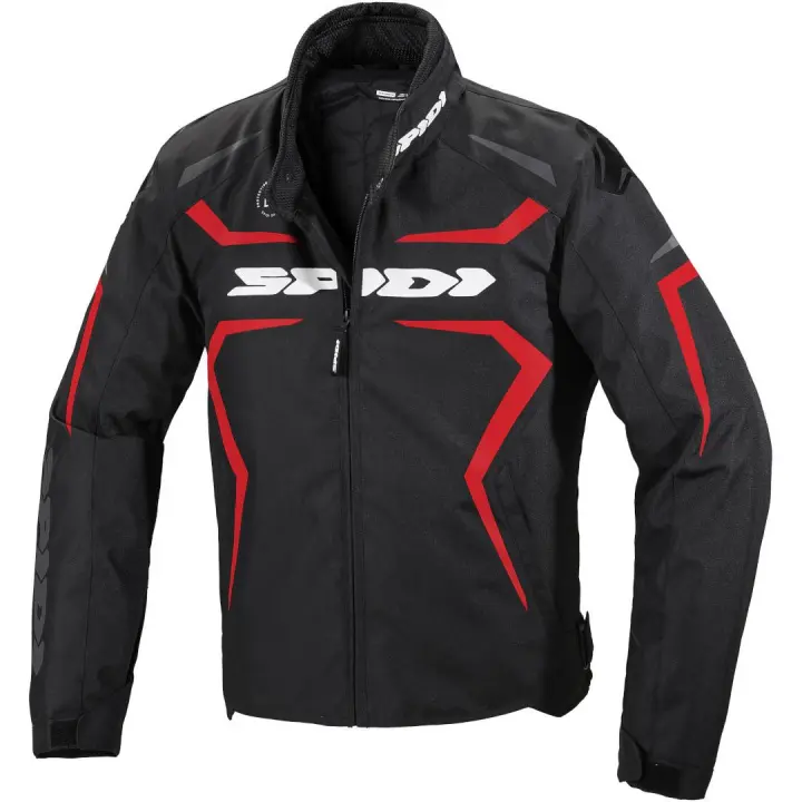 Chaqueta Spidi Sportmaster H2OUT Negro Rojo - 1