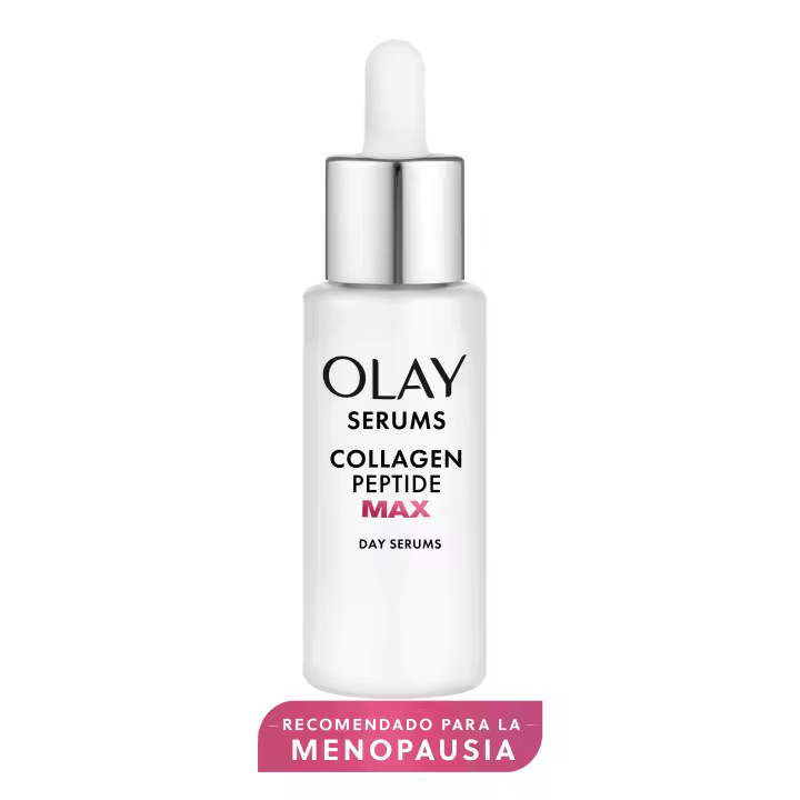 Olay Collagen Peptide MAX Sérum Triple Acción, Con Péptido De Colágeno, Niacinamida Con Una Pureza Del 99% Y Un 50% Más* De Glicerina, Fortalece, Hidrata Y Restaura, Recomendado Para La Piel Durante La Menopausia 40ml - 1