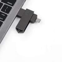 2en1 USB Memoria Stick Metal 128GB 64GB 32GB USB2.0 Tipo-C Transmisión Recíproca Smartphone Computadora Portátil - details 6
