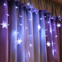 Curtain De Navidad LED Con Icicles Y Enredaderas De Hadas 4M Decoración Para Jardín Fiesta Hogar Año Nuevo - details 12
