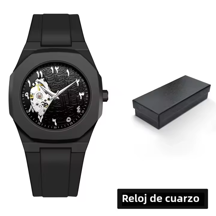 Reloj De Cuarzo Para Hombre SHUAIKE 1142-9 Estilo Popular Calendario Completo Resistente Al Agua Deportivo Y Atrayente Con Marcadores Arábigos - 1