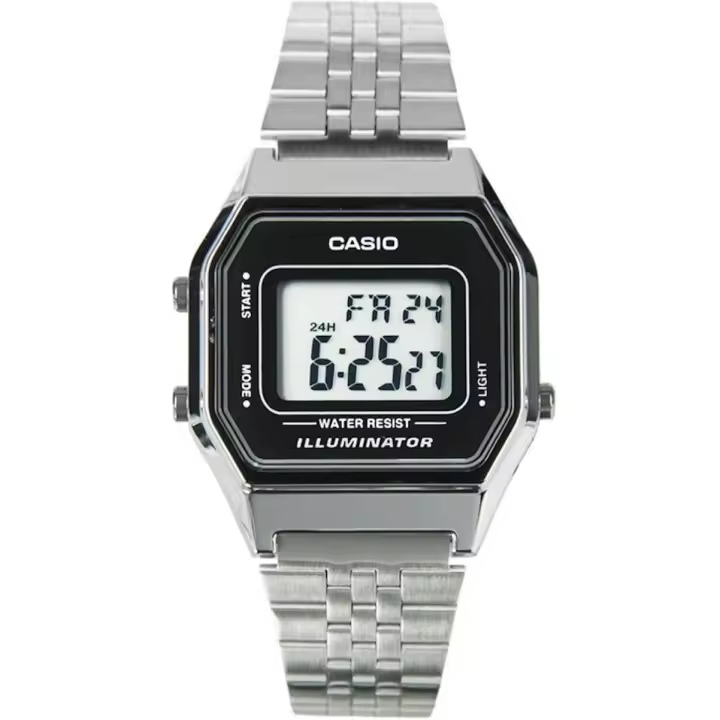 reloj icónico digital mujer Casio LA680 series alarma luz led cronómetro - 1