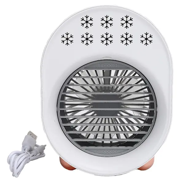 Pequeño ventilador humidificador y refrigerador de aire ajustable para el hogar y la Oficina. - 1