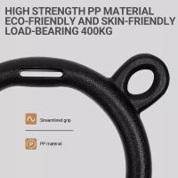 Anillos De Gimnasia Con Correas Ajustables Para Hombres Y Mujeres Ejercicio De Fortalecimiento De La Resistencia En Casa Equipamiento De Entrenamiento Corporal - details 3