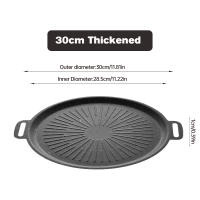 Sartén De Asado Al Aire Libre 34CM Antiadherente Placa De Grill Para Barbacoa Coreana Asado Y Fritura Cocina Y Camping - details 12