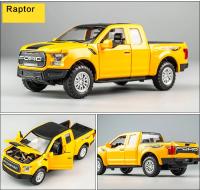Modelo De Coche De Aleación De Latón 1:32 Ford Raptor F150 Con Sonido Luz Y Retroceso Regalo De Navidad Para Niños Juguete De Coche De Escala Grande - details 8