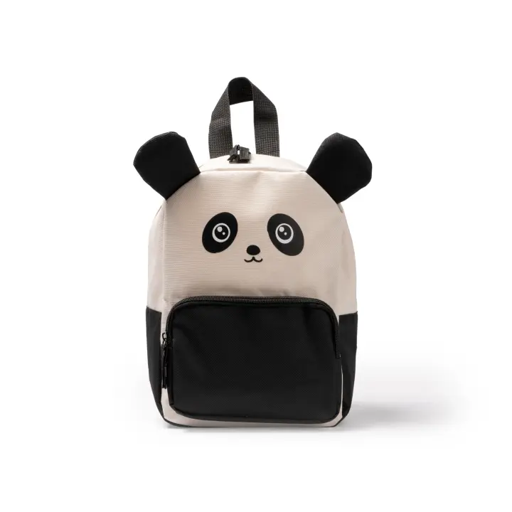 AKARURE - Mochila Infantil con Divertido diseño de Oso. Bolsillo Exterior con Cierre de Cremallera. Asas y Espalda acolchadas - Mochila Guardería - Mochila Colegio - Mochila Niño - Mochila Niña - Realizada en Material Reciclado - Medida 21,5x29x17,5 cm - 1