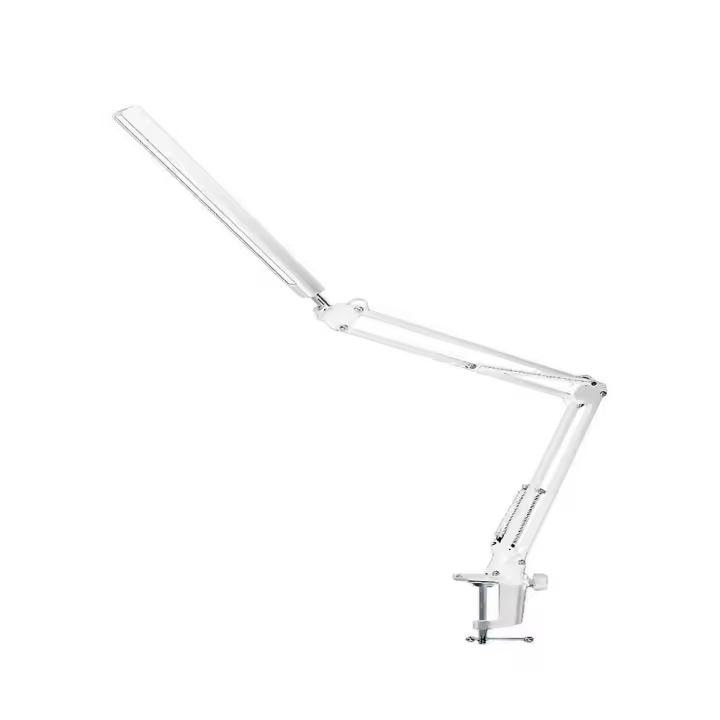 LED Desk Lamp,Eye-Caring Metal Swing Arm Desk Lamp with Clamp,9 Dimmable Brightness 3 Light Modes Reading Lamp,Desk Light for Home Office - 1