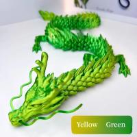 Juguete De Dragón 3D Imprimible De 30cm Modelo Articulado Flexible Adorno De Escritorio Para Decoración De Hogar Y Oficina Regalos Creativos Para Niños - details 2