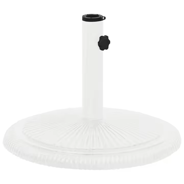 Base de Sombrilla de Hierro Fondo Blanco 45x45x30 cm - 1