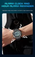 Reloj Deportivo De Lujo SANDA Para Hombre Estilo G Muestra Militar Impermeable Con Pantalla LED Digital Reloj Hombre Con Alarmas Calendario Y Cronógrafo - details 2