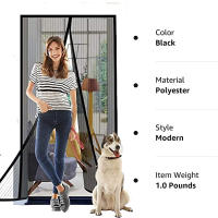 Puerta Magnética Self Sealing De Alta Resistencia Para Exclusión De Insectos Y Amigable Con Mascotas Y Niños Con Función De Mantener Abierta - details 9