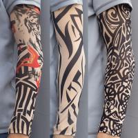 1PC Protección UV Para Brazos Flor Arm Tattoo Sin Costuras Mangas De Protección Solar Para Hombres Y Mujeres Mangas Térmicas Para Exterior - details 0