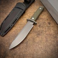Cuchillo De Caza Portátil Con Hoja D2 Y Mango G10 Alta Dureza 0006 Herramienta Táctica De Camping EDC Con Funda Kydex - details 2