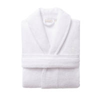 Scalpers Home Albornoz de Algodón 100% - 360GSM Gris con Ribetes Azules - Elegante y Sofisticado - details 7