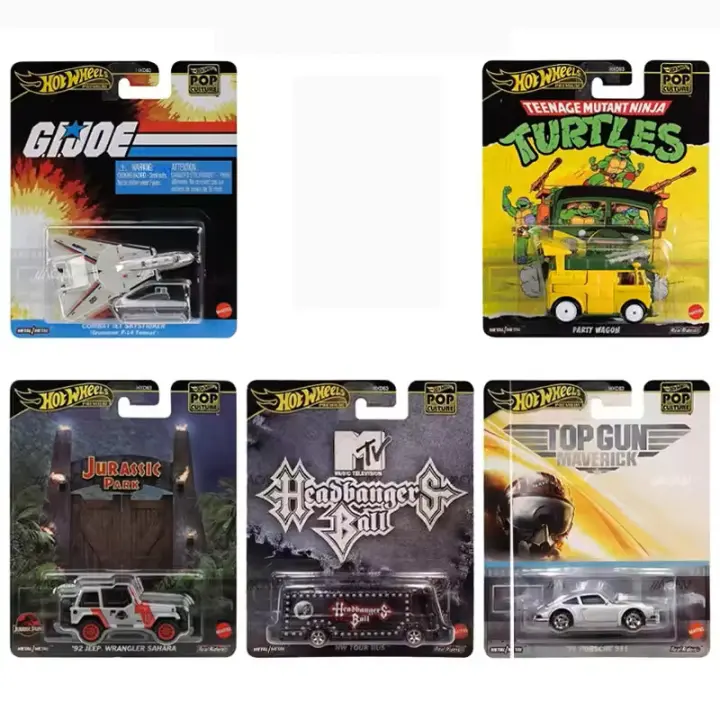 Hot Wheels Premium Pop Culture Entertainment Series pack de 5 coches HXD63-979K - 1