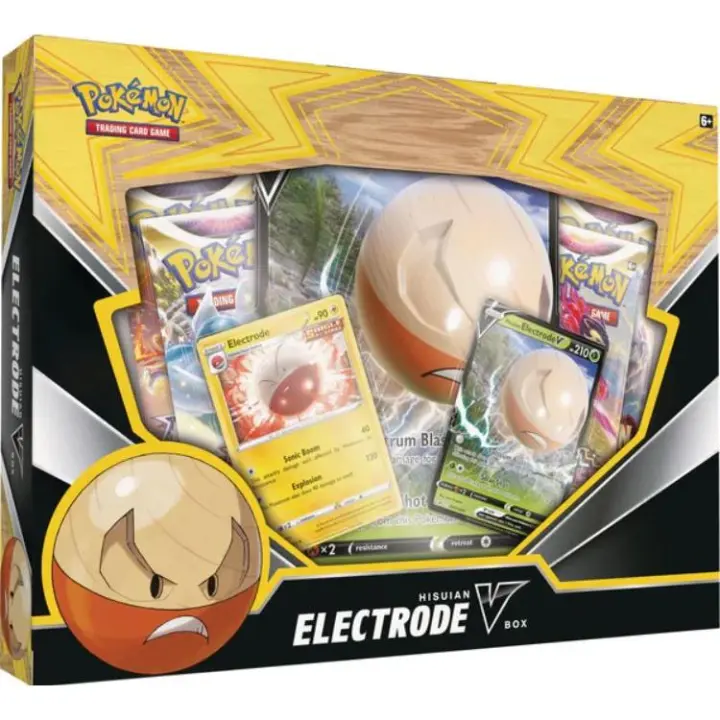 Pokémon JCC | Colección Electrode de Hisui V | Set de Cartas Coleccionables | 4 Sobres + Cartas Holográficas - 1