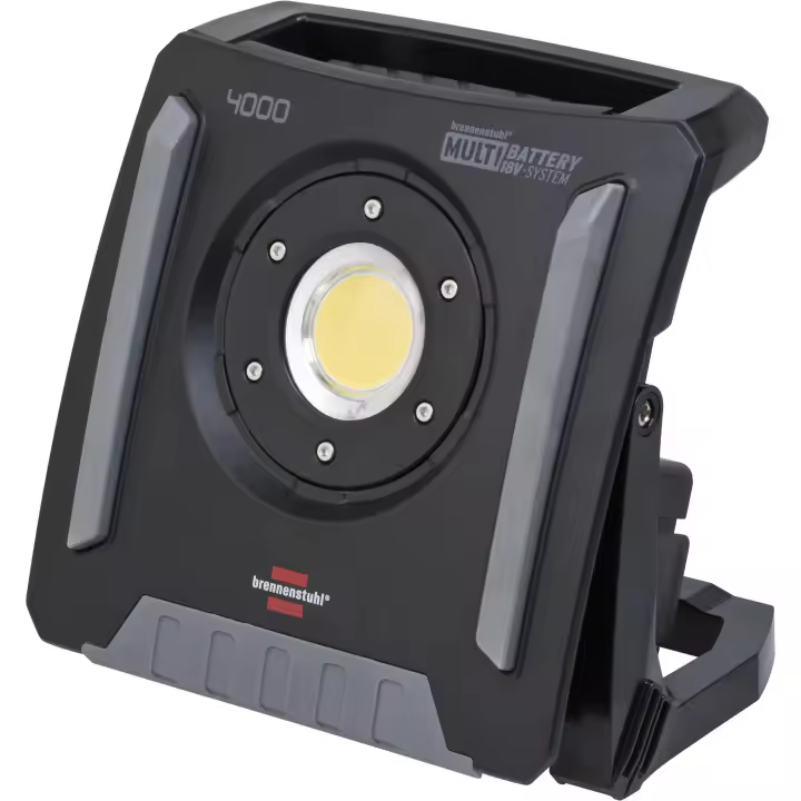 Brennenstuhl-1173140400-Foco LED 4000 MA MULTI BATTERY SYSTEM compatible con baterías de 18V (IP65 ) - 1