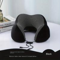 Almohada De Viaje Suave En Forma De U De Memoria De Espuma Colchón De Cuello Para Salud Cuidado Del Cuello Y Del Cervical Para Avión - details 7