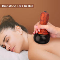 Masajeador De Piedra Bian Eléctrico Con Calentamiento Y Compresión Calefactor Corporal Terapia Física Herramienta De Masaje Para Espalda Y Cara - details 0