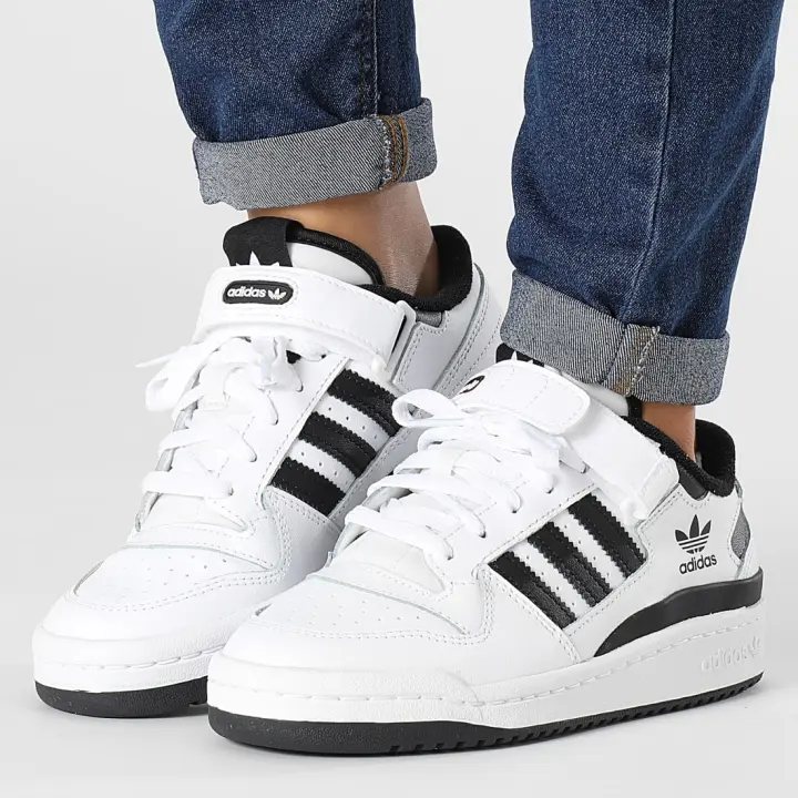 Adidas Originales Zapatillas Mujer Forum Low IF2649 Cloud White Core Negro - 1