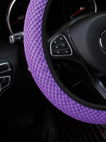 Cubierta De Volante De Coche Transpirable Masajeadora Para Todas Las Estaciones En Malla Negra Accesorio Comfort Para Mujeres - details 16