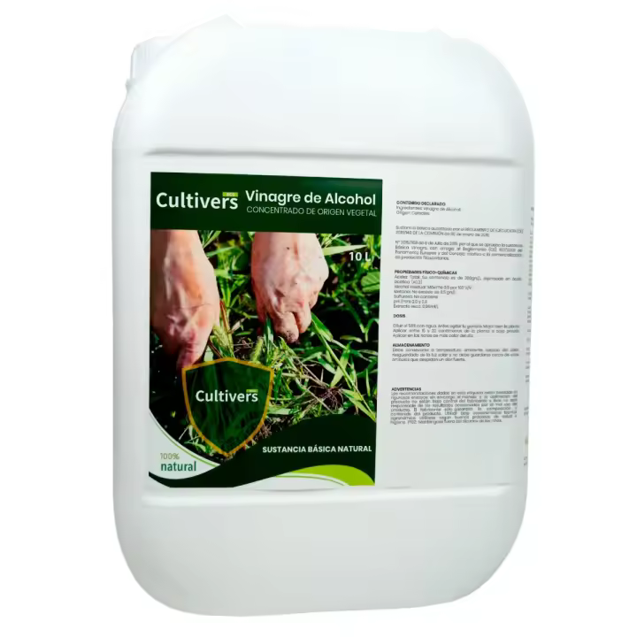 Cultivers Vinagre de Alcohol Herbicida Natural - 10 L - 1