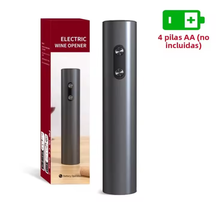 Juego De Abrevidrios Eléctricos Automáticos Con Corcho Y Batería Estoppers De Vaciado Aerator Y Corte De Película Regalos - 1