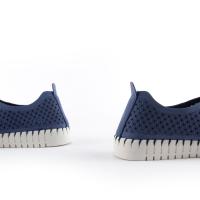 ANDY-Z  AZ2313 Azul  Zapatilla mujer, Diseño hueco en la parte superior，Calzado cómodo y versátil -Moda casual - details 4