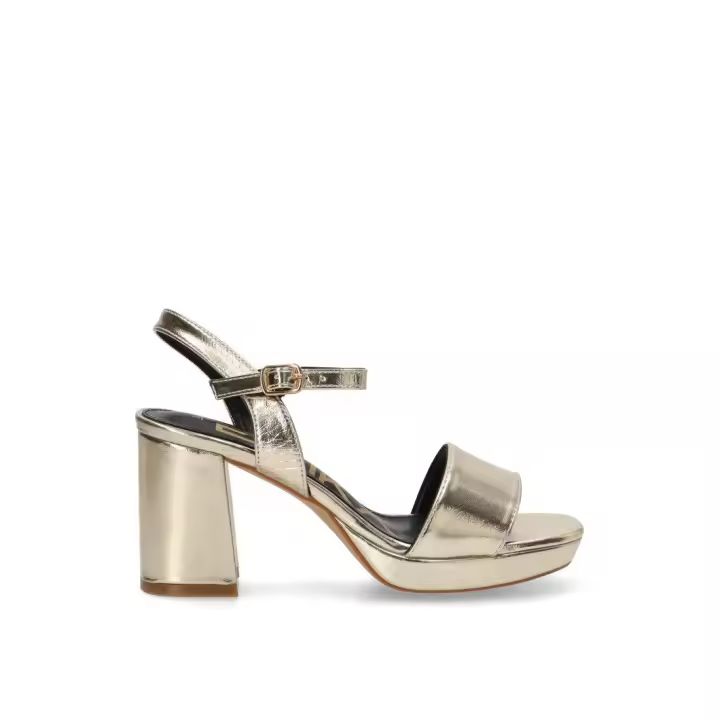 SANDALIAS FIESTA ETIKA 90008 MURADA, MUJER ORO - 1