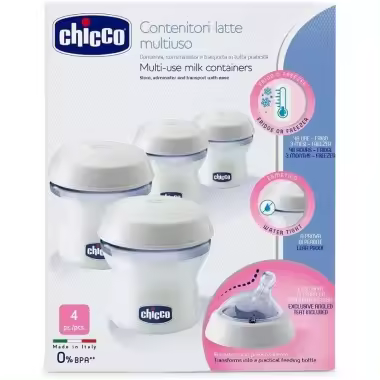 Set Contenedores de leche materna 4Uds. Chicco - 1