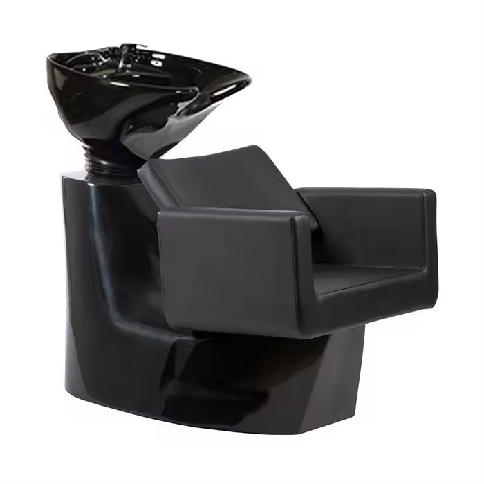 Lavacabezas con pica negra y respaldo ergonómico Modelo LBH Odden - 1