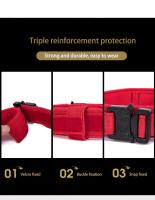 Juego De Collar Y Correa Para Perros De Nylon Resistente Con Reflejante Tactical Entrenamiento Gran Tamano Dispositivo Inteligente No Personalizado Padded Quick Release Todas Las Estaciones - details 4
